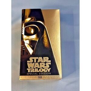 Star Wars Trilogy Special Edition THX 1997 VHS Gold Box Set in A+ Condition